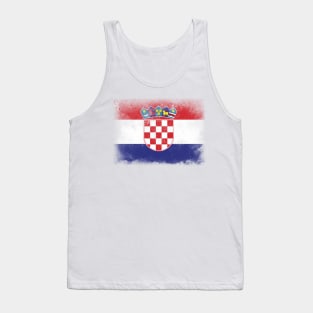 Croatia Flag Tank Top